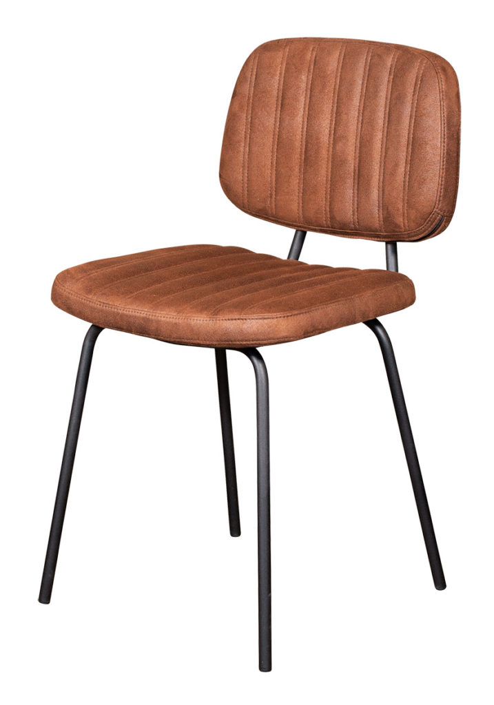 Stuhl Norie Kingston Gestreift 26 Braun - Barhocker & Stühle