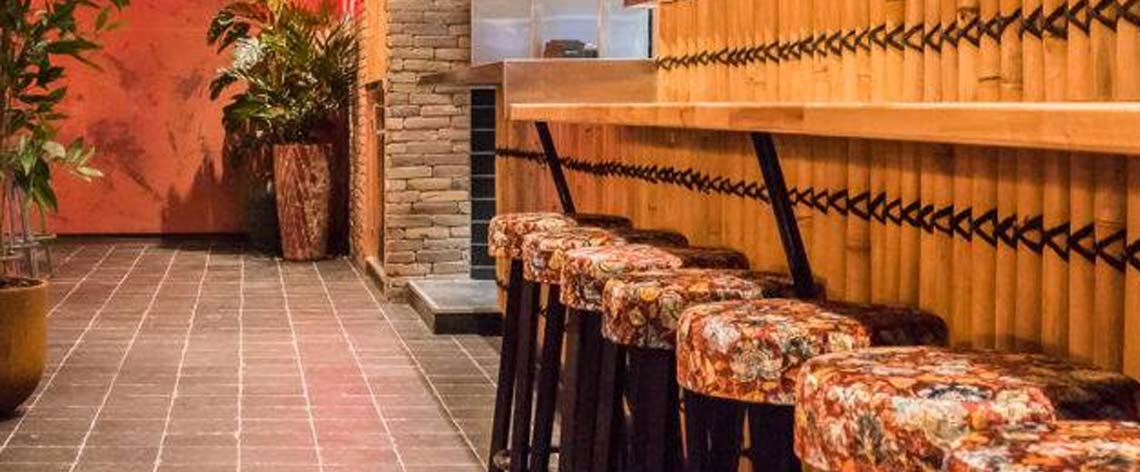 Barhocker gepolstert